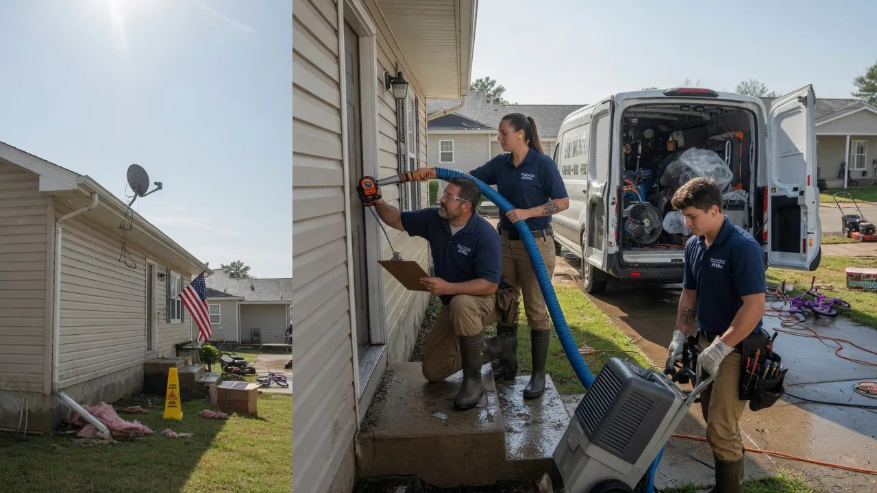 Ceiling Water Damage Restoration in Newkirk, OK near me
